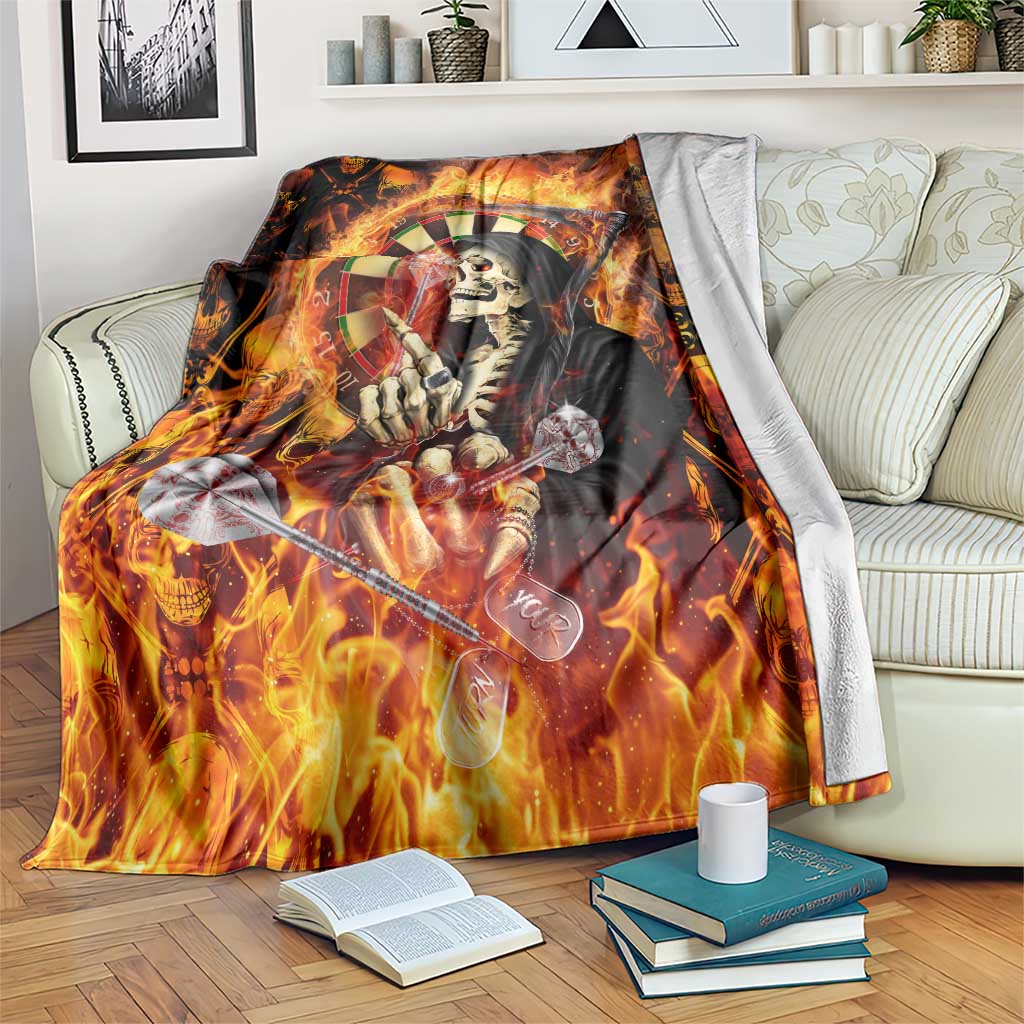 Skull Darts Blanket Death In Fire