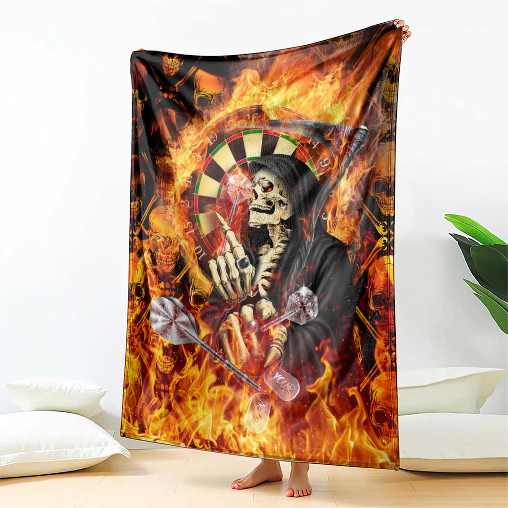 Skull Darts Blanket Death In Fire
