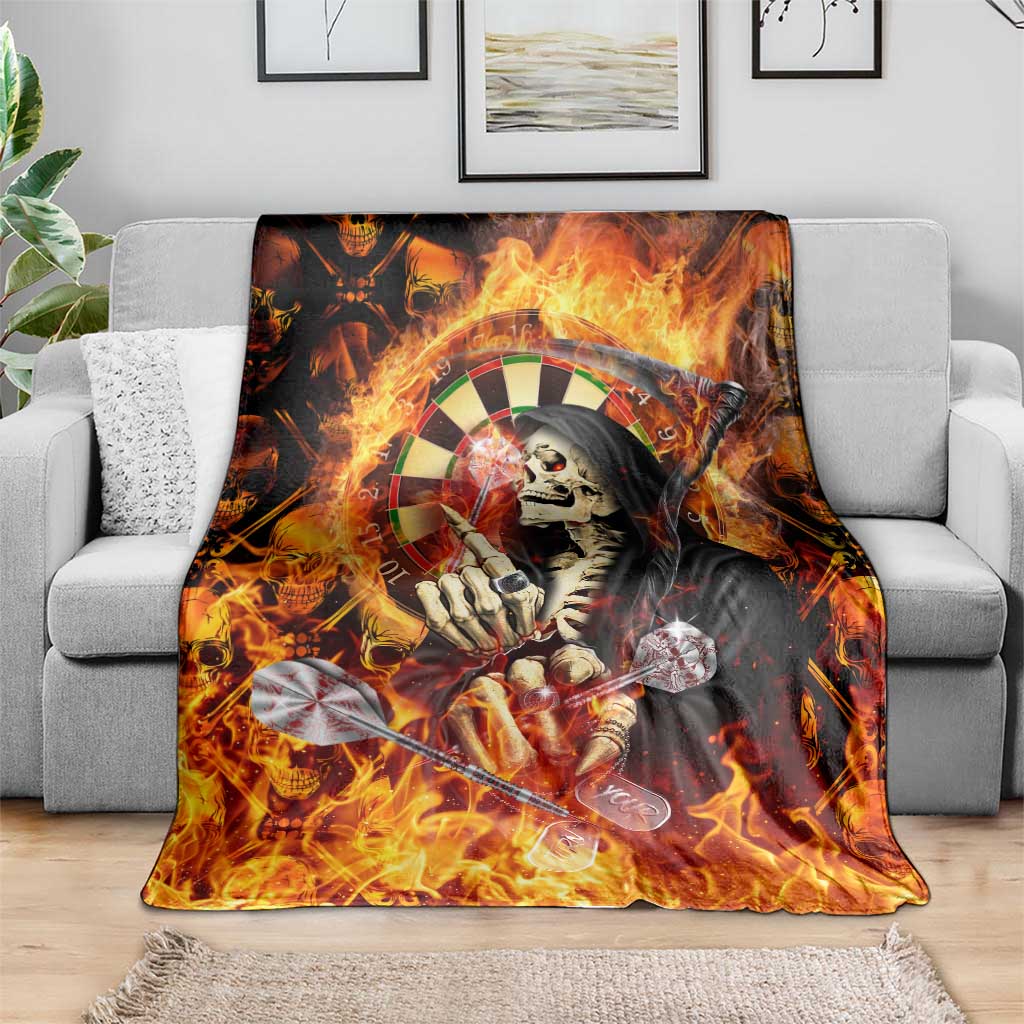 Skull Darts Blanket Death In Fire