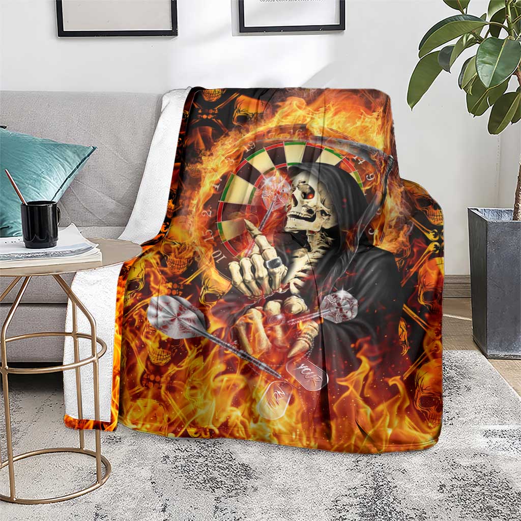Skull Darts Blanket Death In Fire