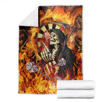 Skull Darts Blanket Death In Fire