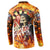 Personalised Skull Darts Button Sweatshirt Death In Fire
