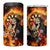 Skull Darts 4 in 1 Can Cooler Tumbler Death In Fire