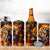 Skull Darts 4 in 1 Can Cooler Tumbler Death In Fire