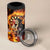 Skull Darts 4 in 1 Can Cooler Tumbler Death In Fire
