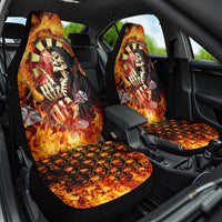 Skull Darts Car Seat Cover Death In Fire