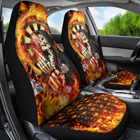 Skull Darts Car Seat Cover Death In Fire