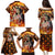 Personalised Skull Darts Family Matching Puletasi and Hawaiian Shirt Death In Fire