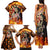 Personalised Skull Darts Family Matching Tank Maxi Dress and Hawaiian Shirt Death In Fire
