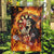Skull Darts Garden Flag Death In Fire