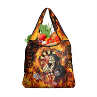 Skull Darts Grocery Bag Death In Fire