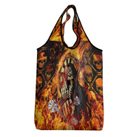 Skull Darts Grocery Bag Death In Fire
