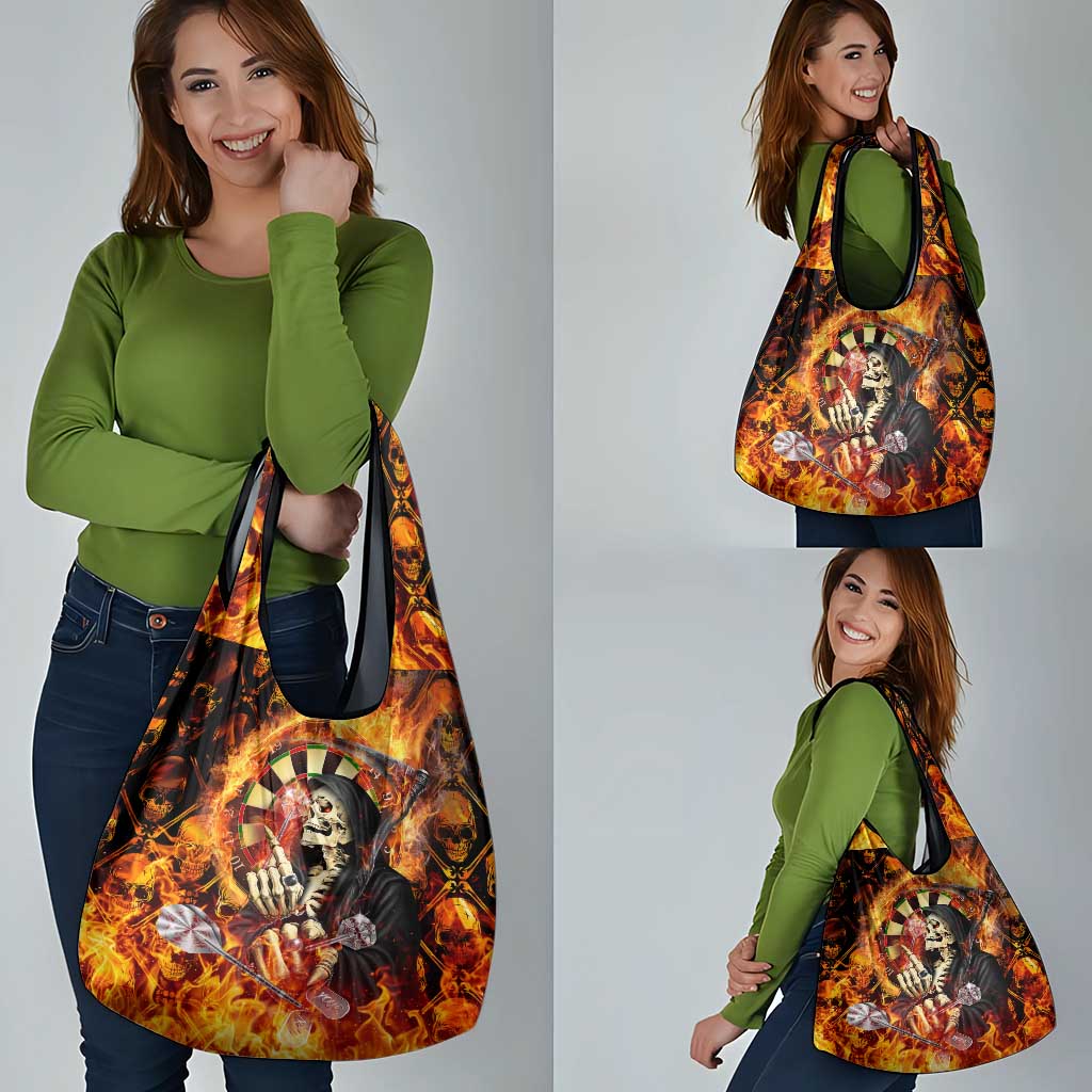Skull Darts Grocery Bag Death In Fire