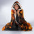 Skull Darts Hooded Blanket Death In Fire