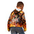 Personalised Skull Darts Kid Hoodie Death In Fire