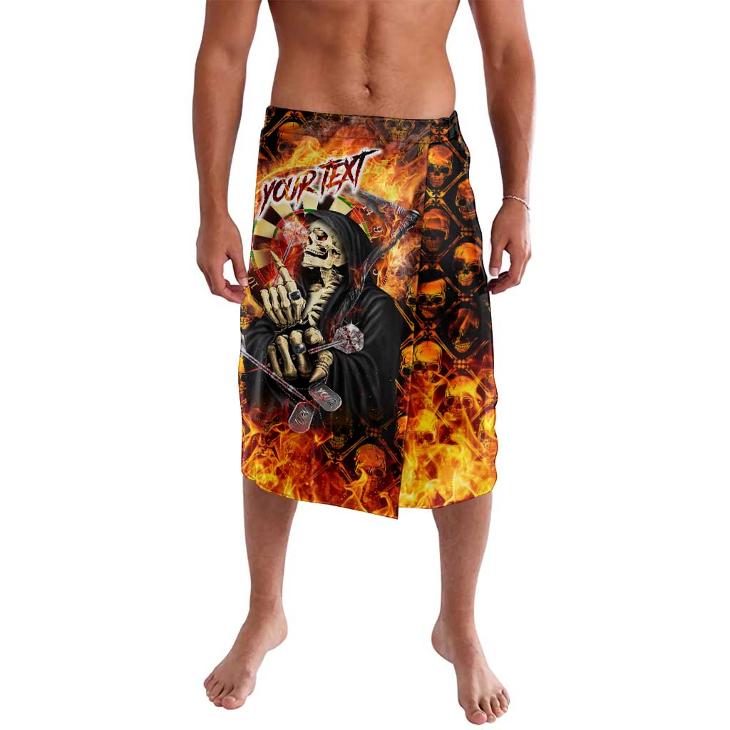 Personalised Skull Darts Lavalava Death In Fire