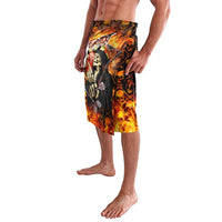 Personalised Skull Darts Lavalava Death In Fire