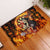 Skull Darts Rubber Doormat Death In Fire