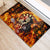Skull Darts Rubber Doormat Death In Fire