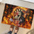 Skull Darts Rubber Doormat Death In Fire