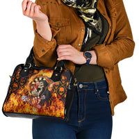Skull Darts Shoulder Handbag Death In Fire