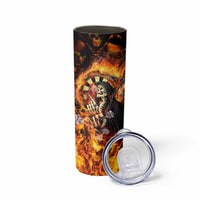 Skull Darts Skinny Tumbler Death In Fire