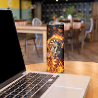 Skull Darts Skinny Tumbler Death In Fire