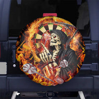 Skull Darts Spare Tire Cover Death In Fire