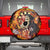 Skull Darts Spare Tire Cover Death In Fire