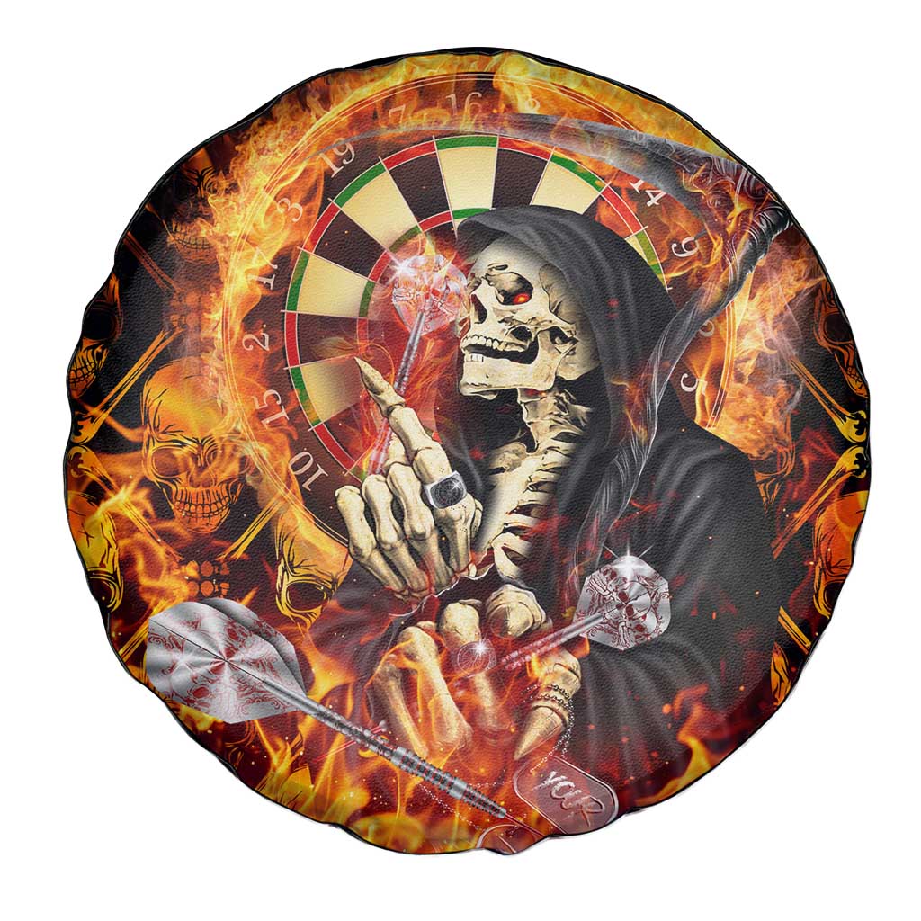 Skull Darts Spare Tire Cover Death In Fire
