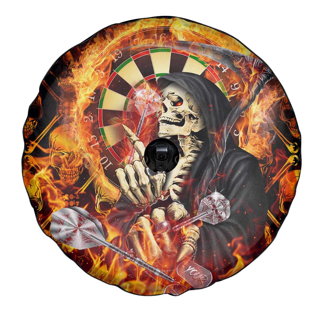 Skull Darts Spare Tire Cover Death In Fire