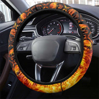 Skull Darts Steering Wheel Cover Death In Fire