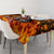 Skull Darts Tablecloth Death In Fire