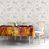 Skull Darts Tablecloth Death In Fire