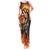Personalised Skull Darts Tank Maxi Dress Death In Fire