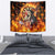 Skull Darts Tapestry Death In Fire
