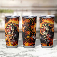 Skull Darts Tumbler Cup Death In Fire