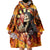 Personalised Skull Darts Wearable Blanket Hoodie Death In Fire