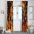 Skull Darts Window Curtain Death In Fire