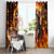 Skull Darts Window Curtain Death In Fire