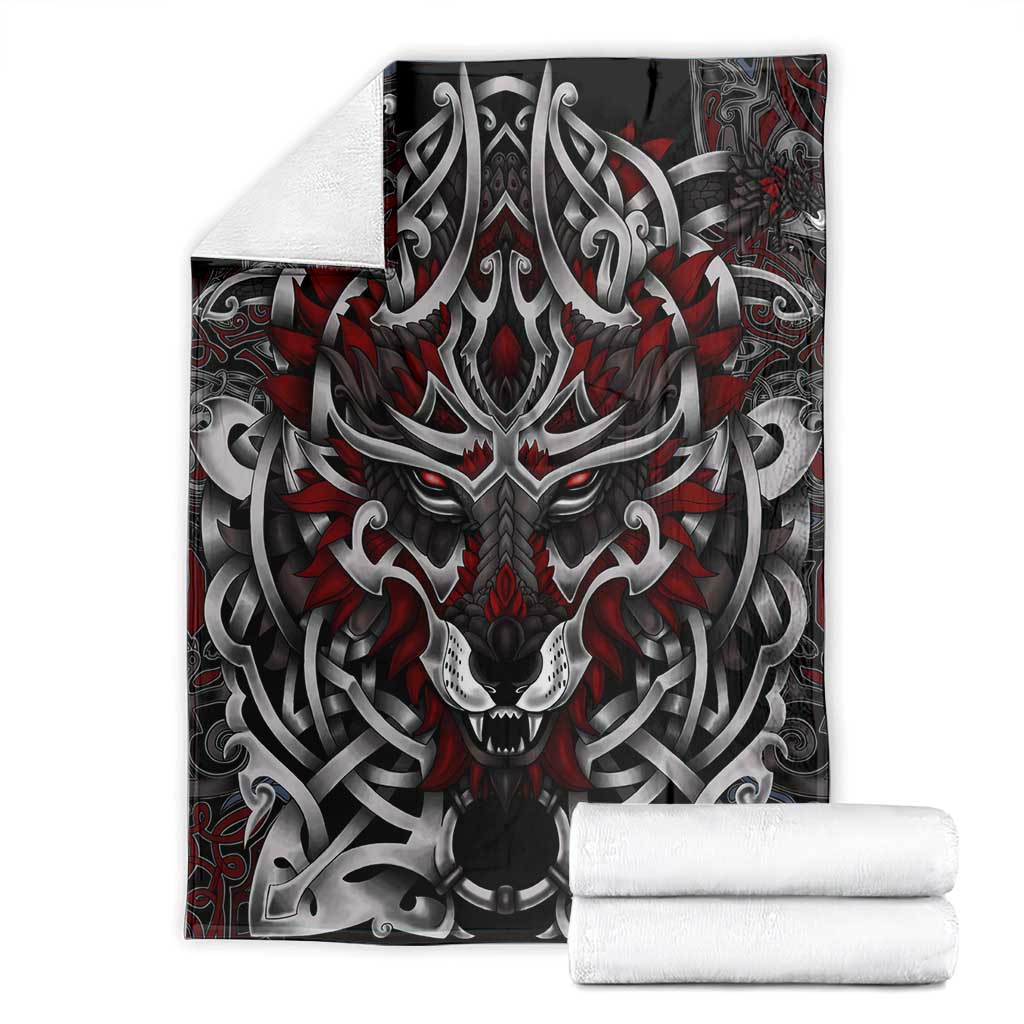 Celtic Wolf Fenrir Vikings Blanket Norse Mythology