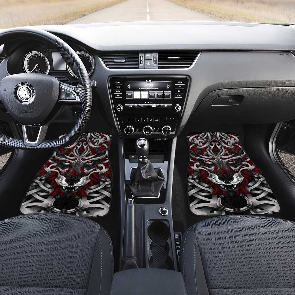 Celtic Wolf Fenrir Vikings Car Mats Norse Mythology - Wonder Print Shop