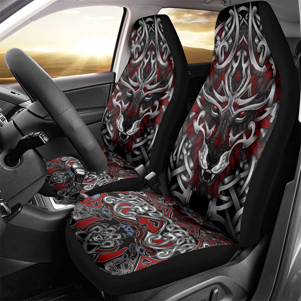 Celtic Wolf Fenrir Vikings Car Seat Cover Norse Mythology - Wonder Print Shop