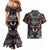 Celtic Wolf Fenrir Vikings Couples Matching Mermaid Dress and Hawaiian Shirt Norse Mythology - Wonder Print Shop
