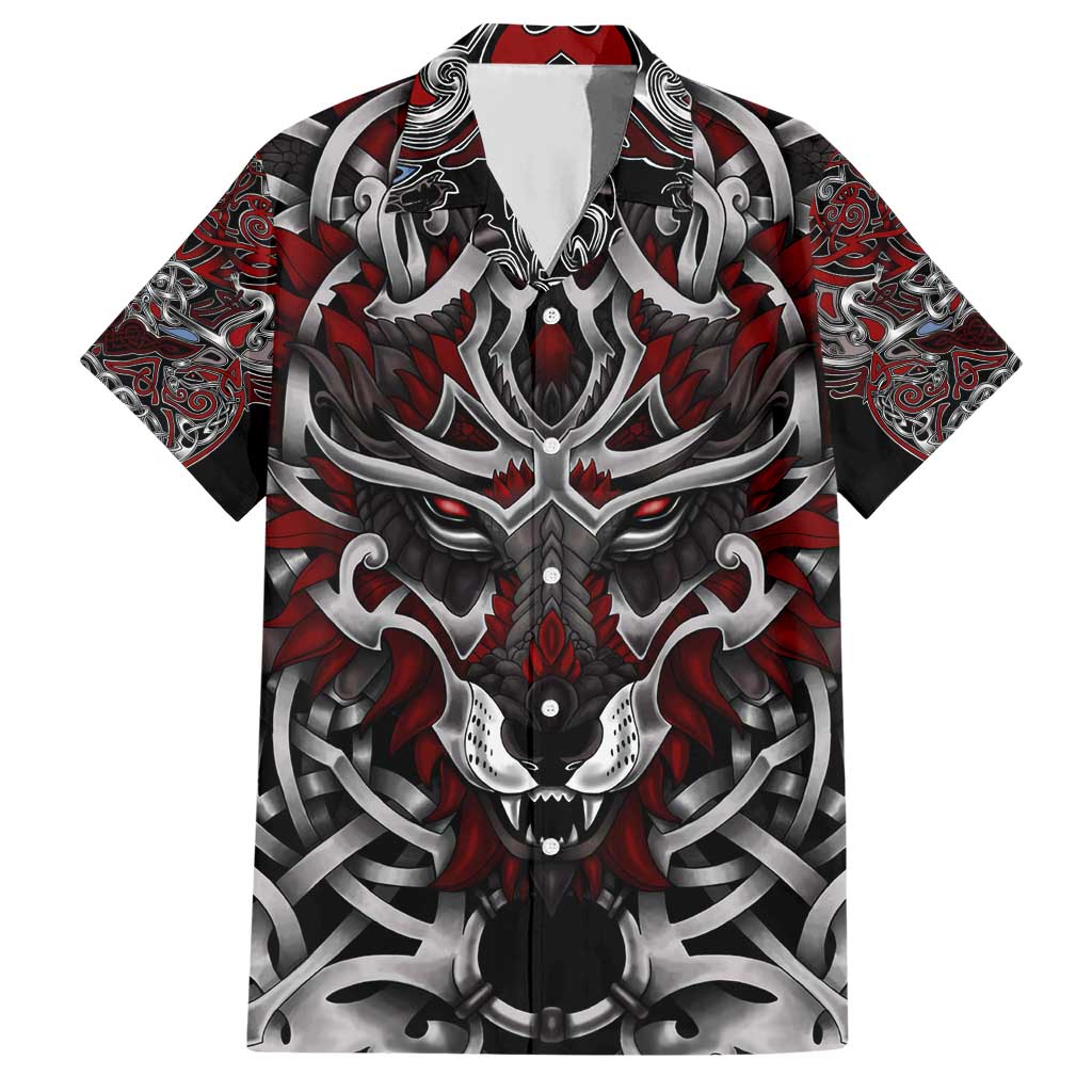 Celtic Wolf Fenrir Vikings Hawaiian Shirt Norse Mythology - Wonder Print Shop
