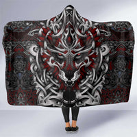 Celtic Wolf Fenrir Vikings Hooded Blanket Norse Mythology
