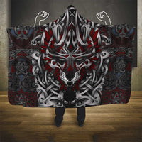 Celtic Wolf Fenrir Vikings Hooded Blanket Norse Mythology
