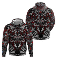 Celtic Wolf Fenrir Vikings Hoodie Norse Mythology - Wonder Print Shop