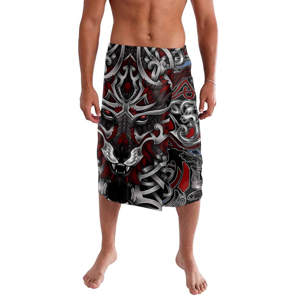 Celtic Wolf Fenrir Vikings Lavalava Norse Mythology - Wonder Print Shop