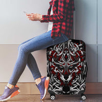 Celtic Wolf Fenrir Vikings Luggage Cover Norse Mythology - Wonder Print Shop